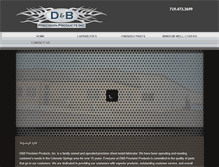 Tablet Screenshot of db-precisionproducts.com
